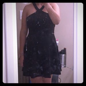 Pretty summer black dress